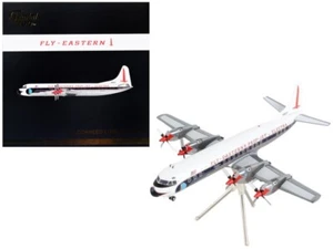 Avión comercial Lockheed L-188 Electra "Eastern Air Lines" blanco con azul S - Imagen 1 de 2