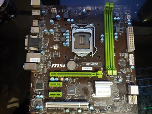 MSI H81M-ECO, LGA 1150, INEL MICRO-ATX MOTHERBOARD - Picture 1 of 1