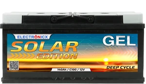 Solarbatterie 12V 140AH Electronicx Solar Edition GEL Batterie Solar Akku Versor - Bild 1 von 6