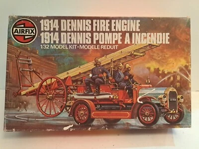Vintage Model Kit. Airfix. 1914 Fire Engine. 1/32 Scale. 1979. Complete & Unused - Image 1 of 4