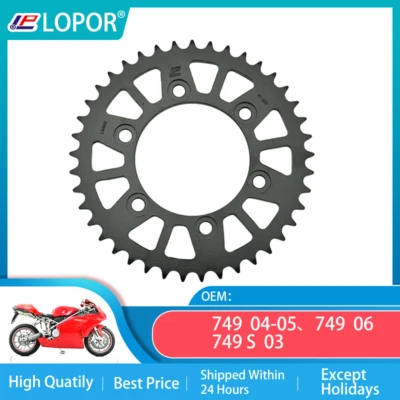 Piñón trasero moto LOPOR 525-39T para Ducati Road 749 04-05 749 06 749 S Foto 1 de 2