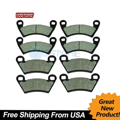 Front Rear Brake Pads Fit Polaris RZR XP 900 EFI 2011 2012 2013 & RZR 900 2014 - Image 1 of 4