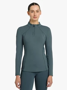 LeMieux Base Layer Petrol; Sweat Wicking, UV Protection, Antimicrobial - Picture 1 of 10