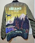 Paper Planes  OD Green Aviator CWL  Jacket Men's Size Small 100% Synthetic Fill 