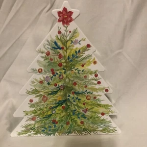 Pioneer Woman Tree/Figural 2QT Container 10” Long 9” Wide 2.5”Deep HardPlastic - Picture 1 of 8
