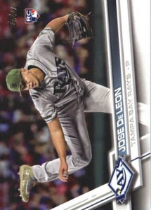 2017 Topps Update #US186 Jose De Leon NM-MT RC Rays J2M