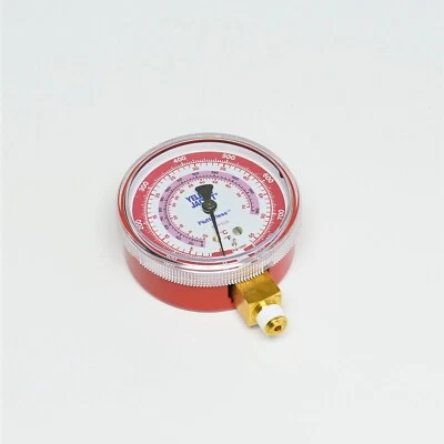 Yellow Jacket 49035 Manifold 2-1/2" Red Pressure Gauge for R-410A