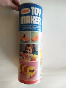 Vintage 1960s Tinkertoy-Toy Maker- No.464-Cylinder Package W/ Instructions-RARE - Imagen 1 de 9