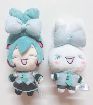Juguete de peluche HATSUNE MIKU & Cinnamoroll Kawai lindo SEGA Plaza de JP Foto 1 de 2