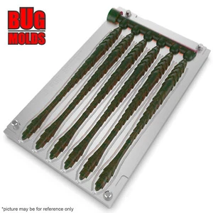 Cebo Hágalo Usted Mismo Molde de Pesca Cebos de Plástico Suave Señuelo Plastisol Bass SlimShakeWorm - Imagen 1 de 4