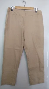 nurture woman khakis size 12 55% linen 43% cotton 2% spandex never been use - Picture 1 of 5