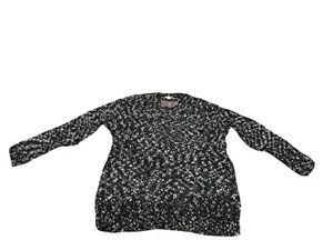 J. Jill NUEVO Suéter Pullover Para Mujer Talla XS Texturizado Tweed Negro Multi Precio de venta sugerido por el fabricante $99 - Imagen 1 de 4