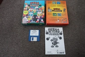 Dyna Blaster By UBI Soft ~ Original Boxed Amiga Game VGC - Afbeelding 1 van 8
