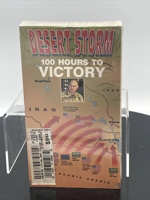 Desert Storm 100 Hours to Victory Burbank Video 1991 NEW SEALED VHS Ch11 - Image 1 of 4
