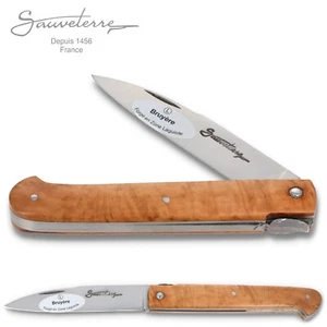 Navaja Sauveterre - Mango completo 9 cm Bruyère - Hoja de ungüento finamente cincelada - Imagen 1 de 6