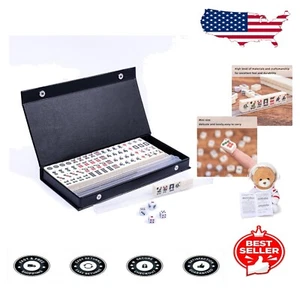 Travel-Friendly Mahjong Set with Instruction Manual - Perfect for Small Spaces - Picture 1 of 9