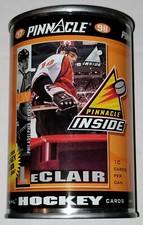 1997-98 Pinnacle Inside Rare JOHN LECLAIR Sealed Collector Can w/ 10 Card Pack