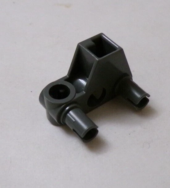 Lego x1 Dark Bluish Gray Bionicle Rhotuka Connector Block, 50901 (028-224) - Image 1 of 1