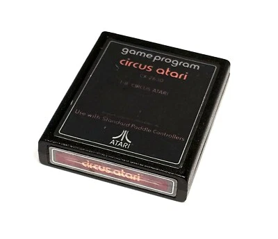 CIRCUS ATARI (Atari 2600, 1980) Cart Only, 1st Edition (Tested) - Image 1 of 3