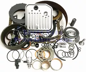 00-03 46RE MASTER KIT REBUILD TRANSMISSION BANDS CLUTCHES STEELS A518 SOLENOIDS - Foto 1 di 1