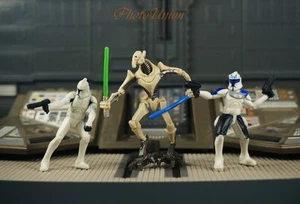 Hasbro Star Wars General Grievous Clone Trooper Captian Rex Figure Cake Topper - Picture 1 of 2