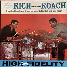 BUDDY RICH Versus MAX ROACH LP MERCURY MG-20448 rare OG dg mono