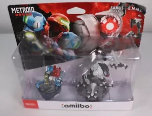 Nintendo Amiibo Metroid Dread Samus & E.M.M.I. 2 Pack New Damaged Package - Picture 1 of 6