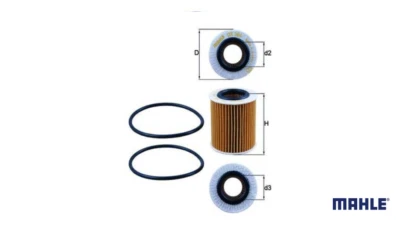 Filtro de aceite MAHLE OX 386D para ALFA ROMEO CADILLAC FIAT OPEL Astra SAAB SUZUKI SX4 Foto 1 de 2