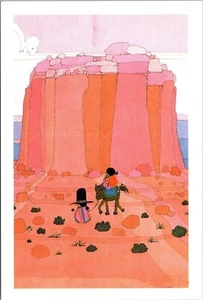 Postal 1982 de Arizona con gráficos de pareja nativa americana del suroeste de Adams - Imagen 1 de 2