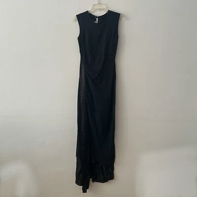 Vestido de crepé Acne Studios negro Pal talla 34 Foto 1 de 4