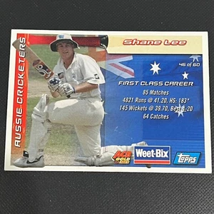 Cricket Collectable Weet-bix Hall of Fame Series Shane Lee Keith Miller Card - Picture 1 of 2