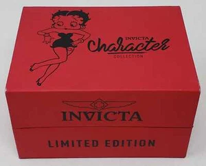 Empty Invicta One Slot Limited Edition Red Betty Boop Characters Watch Box SD - Picture 1 of 6