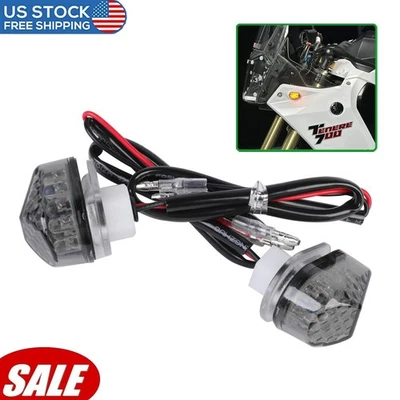 For  2019-2025 Yamaha Tenere 700 Front LED Indicators Turn Signal Blinker Lights - Image 1 of 4