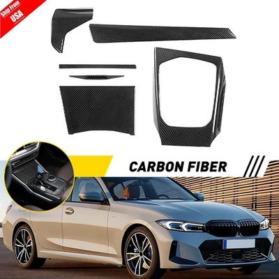 Carbon Console Dash Cover Interior Trim For BMW G20 G22 320i M340i M440i 2020-22 Foto 1 de 4