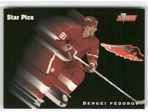 1991 Star Pics Sergei Fedorov Detroit Red Wings #30 - Afbeelding 1 van 2