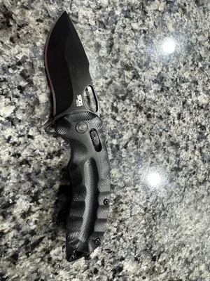 SOG KIKU XR EDC Folding Knife CRYO CTS XHP Blackout - Image 1 of 4