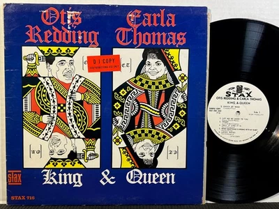 OTIS REDDING CARLA THOMAS King & Queen LP STAX 716 MONO DJ PROMO 1966 Soul Foto 1 de 2