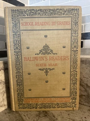 Antique 1897 Baldwin 's Reader Sixth Year - Image 1 of 4