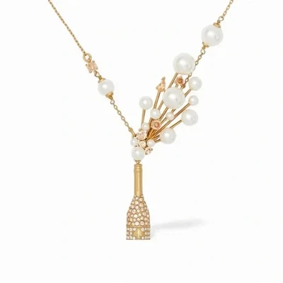 Colgante Kate Spade Cheers to That Statement, color champán y dorado al por menor $148 Foto 1 de 4