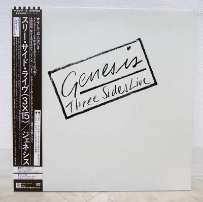 GENESIS / THREE SIDES LIVE JAPAN ISSUE LP W/OBI, INSERT*2 - Image 1 of 4