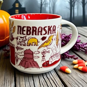 Starbucks Been There Series Nebraska 14oz Tasse 2019 Across the Globe Neu mit Etikett - Bild 1 von 8