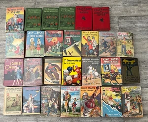 Lot of 27 Vintage Old Books Hardcover DUST JACKETS Antique Hardback ROVER BOYS + - Bild 1 von 24