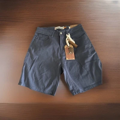 Bermudas cortas nuevas con etiquetas Sastre Vintage Canaan Calce Ajustado Cómodas Elastizadas Preppy Azul Marino 30 Foto 1 de 4