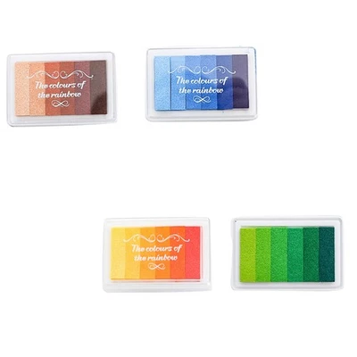 1PC Craft Ink Pad Stamps Partner of DIY Multicolor Craft Stamp Pad 6-color - Image 1 of 4