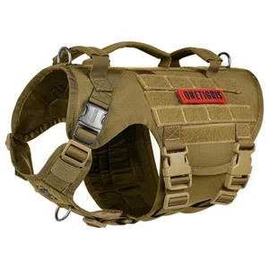 Large Tactical Dog Harness, No Pulling Adjustable Dog Vest Harness, Heavy Dut... - Picture 1 of 7