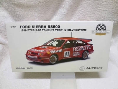 JOHNSON & BOWE 1988 FORD SIERRA RS500 ETCC SILVERSTONE ПОДПИСАННЫЕ СЕРТИФИКАТЫ ОТКРЫВАЮЩИЕСЯ ДЕТАЛИ - Изображение 1 из 4