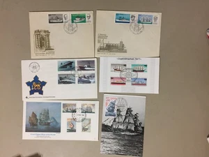 Six SHIP fdc and maxi card - Picture 1 of 1