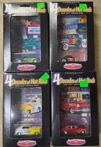 Hot Wheels 4 Decades Of Hot Rods Complete Set (4) 2000 Hot Wheels Collectibles - Picture 1 of 12