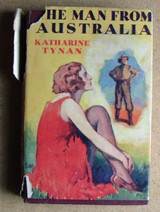 THE MAN FROM AUSTRALIA c1925 Katharine Tynan Irish romance HB DJ Novel Library - Picture 1 of 1