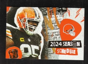 Cleveland Browns--Horario de bolsillo 2024--Mercado de drogas con descuento - Imagen 1 de 2